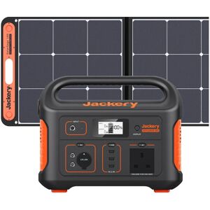 Jackery Solar Generator 500, 518WH Power Station with SolarSaga100W Solar Panel, Mobile Lithium Battery Pack for Holiday RV Camping, Outdoor