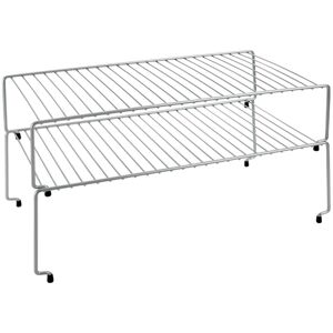 Metaltex - Stackable Storage Rack Sky 2 pcs Silver