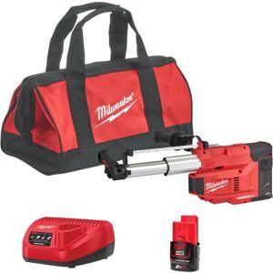 Milwaukee - M12UDEL-201B 12V Universal Dust Extractor 4933471462 Kit - 1 x M12B2 Battery, C12C Charger & 16 Soft Bag