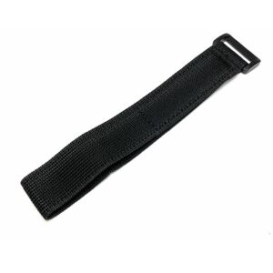 Hook&Loop Elastic Buckle Straps 25mmx380mm X10 - Black - On1shelf