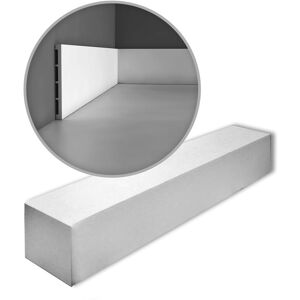 Decor SX168-box axxent square 1 Box 17 pieces Skirtings 34 m - white - Orac