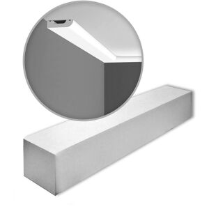 Decor SX182-box axxent cascade 1 Box 2 pieces Skirtings 4 m - white - Orac