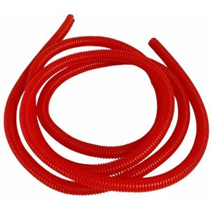 ON1SHELF Pe Red Corrugated Conduit Flexi Pipe Tube Split 15mm - 5m - Red