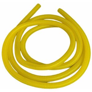 On1shelf - pe Yellow Corrugated Conduit Flexi Pipe Tube Split 15mm - 5m - Yellow