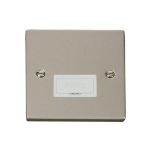 Se Home - Pearl Nickel 13A Fused Connection Unit - White Trim