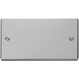 Se Home - Polished Chrome 2 Gang Blank Plate