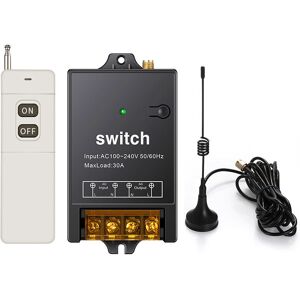 Osuper - Remote Control Switch, 1500M Long Distance, ac 110V/120V/240V/40A Relay Wireless rf Switch, Wireless Remote Switch for High Power Water Pump