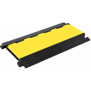 Berkfield Home - Royalton Cable Protector Ramp with 5 Channels 90 cm Rubber