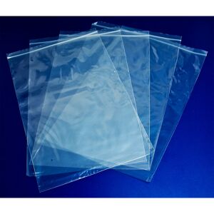 Self Seal Mini Grip Plain Polythene Bag 230 x 355mm 300 Gauge -Pk100 - Rvfm