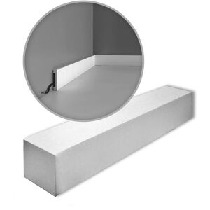 Decor SX157-box axxent square 1 Box 39 pieces Skirtings 78 m - white - Orac