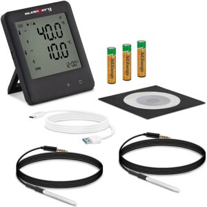 Steinberg Systems - Temperature Data Logger Temperature Recorder lcd 2 External Sensors -40-125 °c