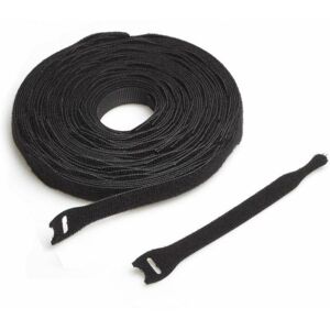 One-wrap® cable ties Black 20mmx200mm 750 Pieces (full reel) - Black - Velcro