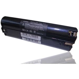 Vhbw - 1x Battery compatible with Makita 6018DWBE, 6018DWE, 6019D, 6019DW, 6019DWBE, 6019DWE, 6019DWLE Electric Power Tools (2100 mAh, NiMH, 7.2 v)