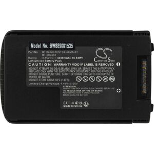 Vhbw - 1x Battery compatible with Zebra TC78, TC73 Mobile Computer pda Scanner (4400mAh, 3.85 v, Li-Ion)