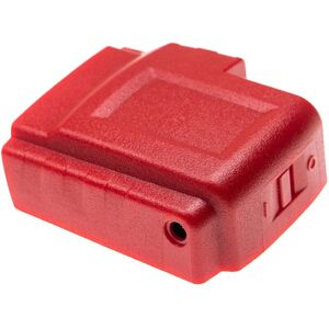 Battery Adapter compatible with Milwaukee Tool/Battery for Heating Jacket - For 18 v Batteries (M18) - Vhbw