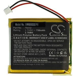 Battery compatible with Boifun Babyphone Baby Monitor, Babyphone (750mAh, 3.7 v, Li-polymer) - Vhbw