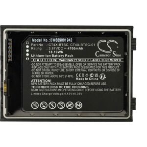 Vhbw - Battery compatible with Honeywell CT45, CT47 Mobile Computer pda Scanner (4700mAh, 3.87 v, Li-ion)