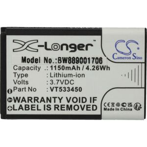 Battery compatible with Motorola Ease 34, 35, 44 Baby Monitor, Babyphone (1150mAh, 3.7 v, Li-ion) - Vhbw