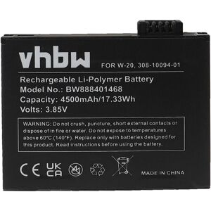 vhbw Battery compatible with Netgear Nighthawk M6 MR6150, Pro Mobile Router Modem Hotspots (4500mAh, 3.85 V, Li-polymer)