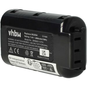 Vhbw - 1x Battery compatible with Paslode IM50, IM45GN, IM50 F18, IM350ct, IM350A Power Tools, Strip Nailer (2000 mAh, Li-Ion, 7.4 v)