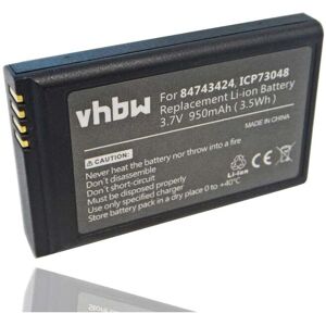 Battery compatible with Polycom Kirk 4080 Wireless Landline Phone (950mAh, 3.7 v, Li-ion) - Vhbw