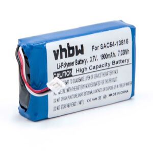 Vhbw - Battery compatible with SportDog TEK-V1LT Handheld Transmitter Dog Collar Trainer (1900mAh, 3.7 v, Li-polymer)