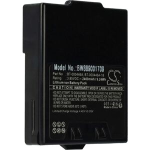 Vhbw - Battery compatible with Zebra WS5001-0F2J3020ENA Mobile Computer pda Scanner (2400mAh, 3.85 v, Li-ion)