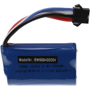 Vhbw - Battery for Model Making Device e.g. Racing Car, Helicopter (650mAh, 6.4 v, Li-ion, 54 x 32 x 17 mm)