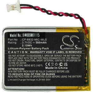 Vhbw - Battery Replacement for Cisco CP-8832-MIC-WLS for Hands-Free Device Conference Phone (580mAh, 3.7 v, Li-polymer)