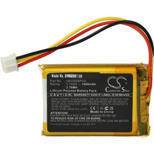 Battery Replacement for Garmin U603048PVG for Games Console Controller(1000mAh, 3.7 v, Li-polymer) - Vhbw