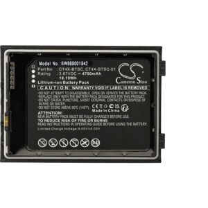 Vhbw - Battery Replacement for Honeywell CT4X-BTSC, CT4X-BTSC-01 for Mobile Computer pda Scanner (4700mAh, 3.87 v, Li-ion)