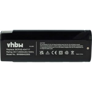 VHBW Battery Replacement for Paslode 404400, 404717, 900400, 900420, 900421, 900600, 901000, 902000 for Power Tools, Strip Nailer (2500 mAh, NiMH, 6 v)