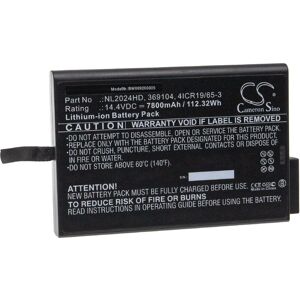 Vhbw - Battery Replacement for Philips NL2024HD22, NL2024HU22, OE2, RES-900-102, RH2024HD34 for Medical Equipment (7800mAh, 14.4V, Li-Ion)