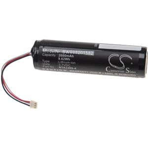 vhbw Battery Replacement for Philips NTA3460-4, NTA3459-4 for Baby Monitor, Babyphone (2600mAh, 3.7 V, Li-polymer)