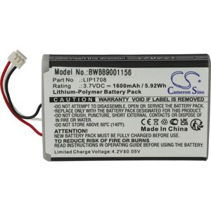 Battery Replacement for Sony LIP1708 for Games Console Controller(1600mAh, 3.7 v, Li-polymer) - Vhbw