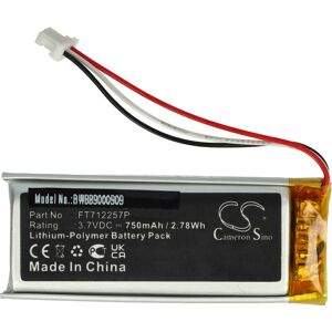 Battery Replacement for SteelSeries FT712257P for Games Console Controller(750mAh, 3.7 v, Li-polymer) - Vhbw