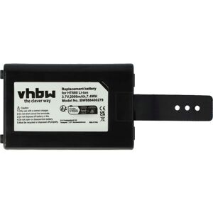 Battery Replacement for Unitech 1400-900001G, 1400-910005G, 1400-900005G for Mobile Computer pda Scanner (2000mAh, 3.7 v, Li-ion) - Vhbw