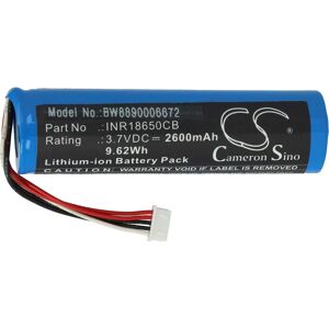 Battery Replacement for VTech INR18650CB for Baby Monitor, Babyphone (2600mAh, 3.7 v, Li-ion) - Vhbw