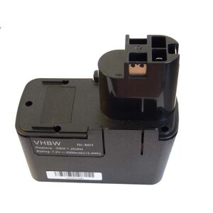 Vhbw - Battery Replacement for Würth 0601936771 for Power Tools (2000 mAh, NiMH, 7.2 v)