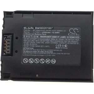 Vhbw - Battery Replacement for Zebra BT-000314-01, BTRY-TC51-43MA1-01, BT-000314A for Handheld Mobile Computer (4200mAh, 3.7 v, Li-ion)