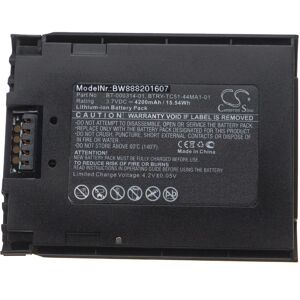 Vhbw - Battery Replacement for Zebra BTRY-TC51-44MA1-01 for Handheld Mobile Computer (4200mAh, 3.7 v, Li-ion)