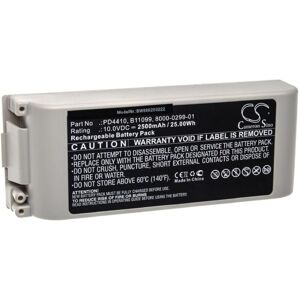 Vhbw - Battery Replacement for zoll 110087, 8000-0299-01, 8000-0299-10, B11099, PD4410 for Medical Equipment (2500mAh, 10V, Sealed Lead Acid)