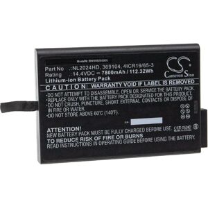 Vhbw - Replacement Battery compatible with Hamilton C2, C2 ventilator, C3, C3 ventilator Medical Equipment (7800mAh, 14.4V, Li-Ion)