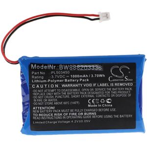 Replacement Battery compatible with Luvion Grand Elite Baby Monitor, Babyphone (1000 mAh, 3.7 v, Li-polymer) - Vhbw