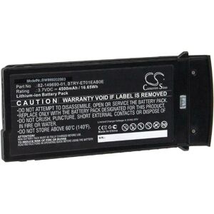 Replacement Battery compatible with Motorola ET1 Tablet (4500mAh, 3.7V, Li-Ion) - Vhbw