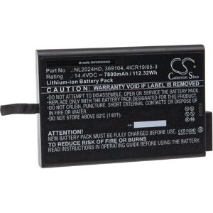 Vhbw - Replacement Battery compatible with Philips EverGo ref 900-12, Sparq Medical Equipment (7800mAh, 14.4V, Li-Ion)
