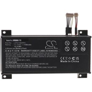 Vhbw - Replacement Battery compatible with Sony Xperia Touch G1109 Video Projector (1100 mAh, 11.1 v, Li-ion)