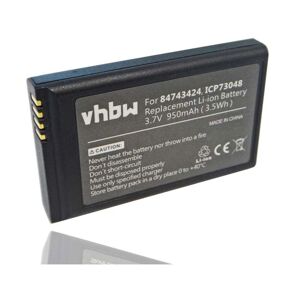 Vhbw - Replacement Battery compatible with Spectralink 3040, 5020, 5040, 7202, 7212, 7502, 7520 Wireless Landline Phone (950mAh, 3.7V, Li-Ion)