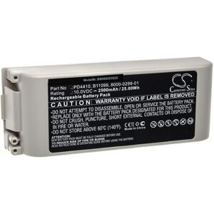 Vhbw - Replacement Battery compatible with zoll PD2000, pd 2000, PD4410, pd 4410 Medical Equipment (2500mAh, 10V, Sealed Lead Acid)