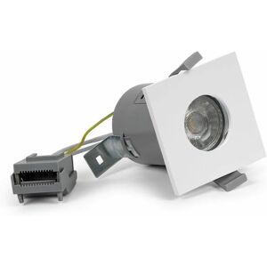 Se Home - White GU10 Square Fire Rated Downlight - IP65